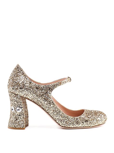 miu miu embellished mary jane pumps|Miu Miu Women's Embellished Mary Jane Pumps .